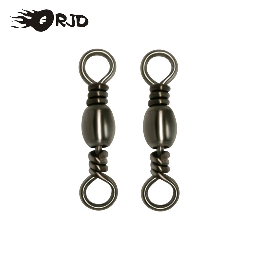 ORJD 20-50pcs Barrel Swivels F - Fishing Hook Stainless Steel บทวิจารณ์และราคา