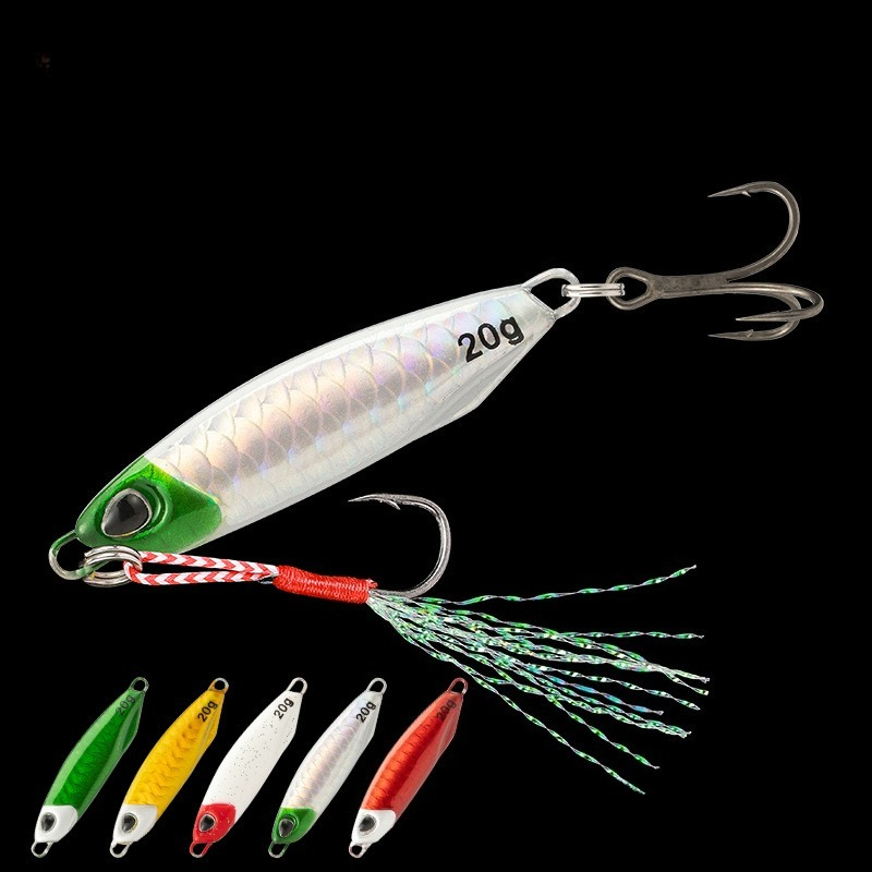 Fishing Hook Treble - 1pcs Metal Cast Jig hooks 20g/5.3cm