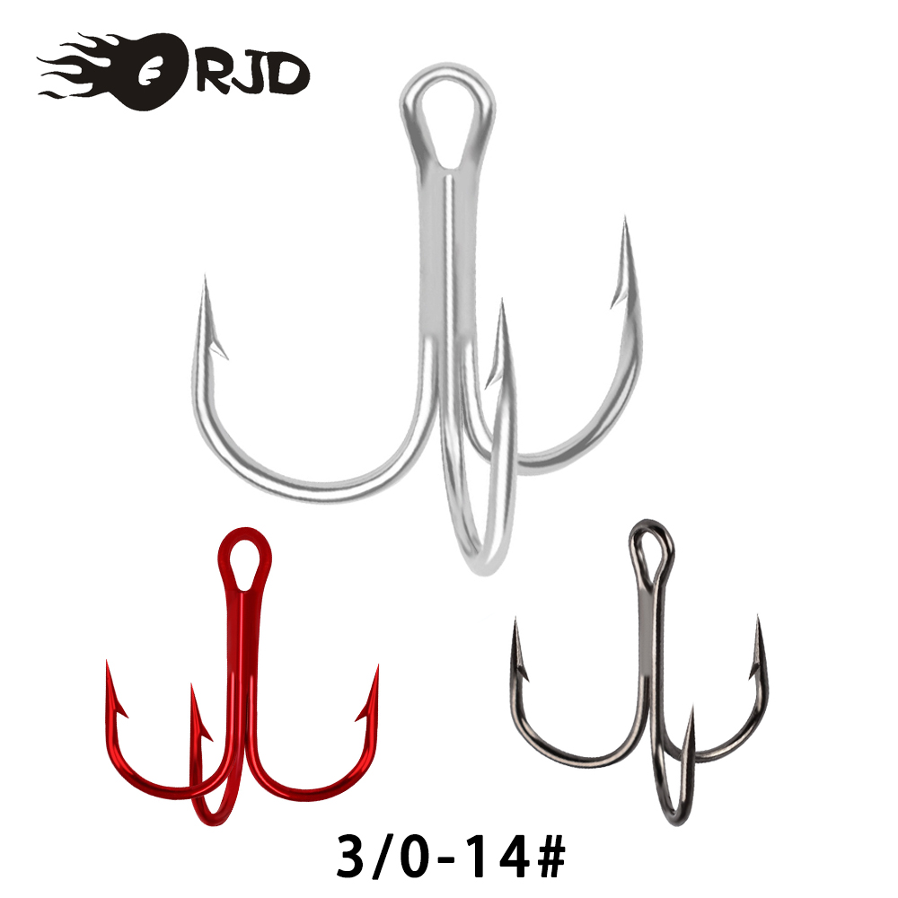 Fishing Hook Assortment - ORJD 10pcs Fishing Hooks Black Nickel