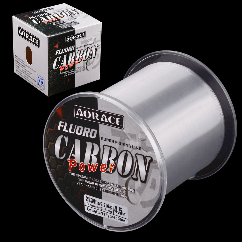 Ice Fishing Line - Aorace 300M Fluorocarbon Fishing Line Japanese