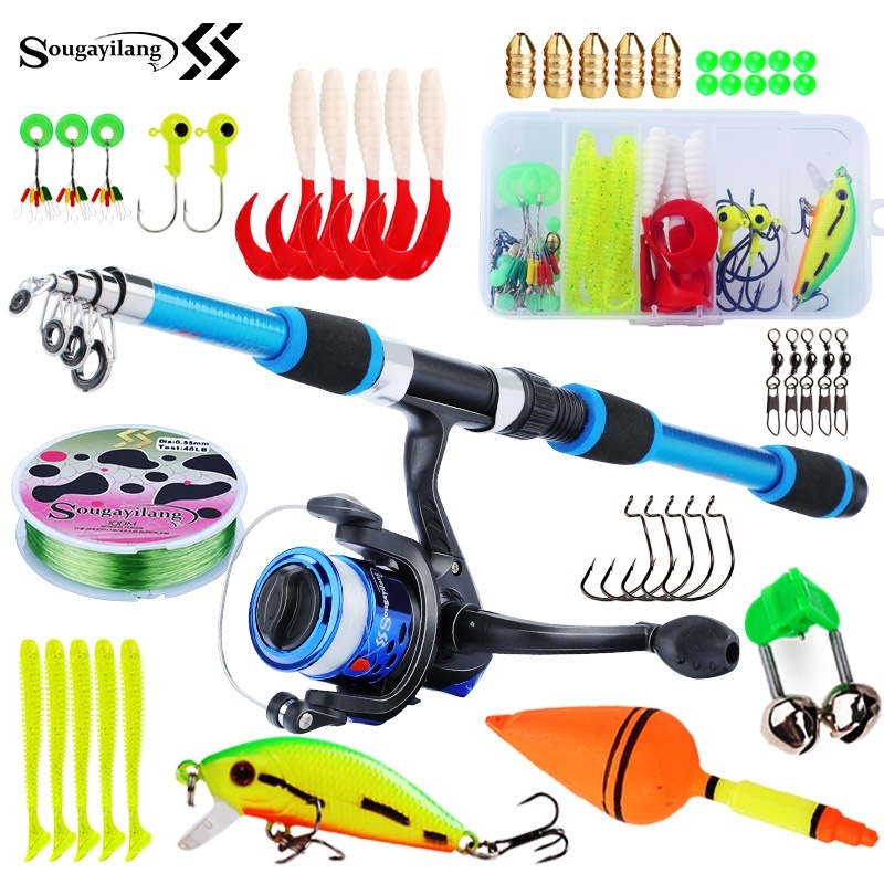 Fishing Line Spooler - Sougayilang Kids Fishing Pole Set Full