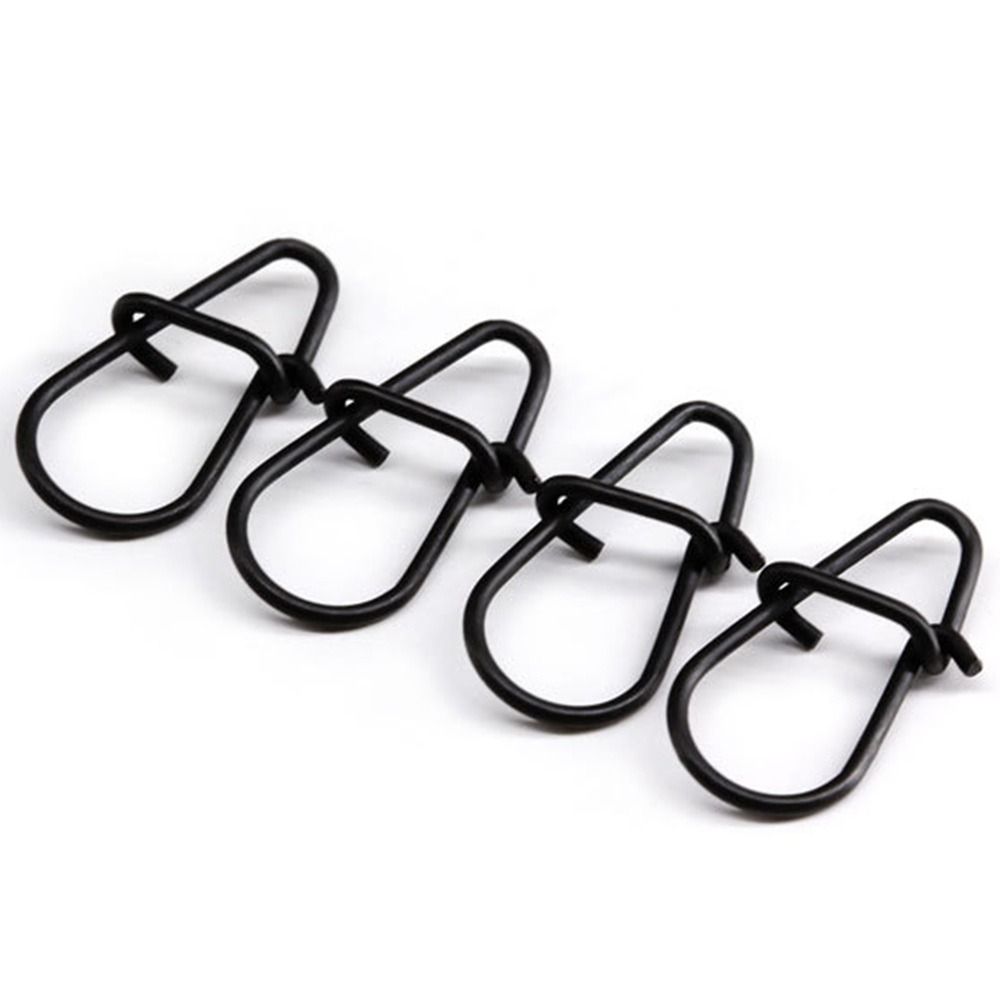100Pcs/lot Matte black Snap Fi - Fishing Hook Stainless Steel บทวิจารณ์และราคา