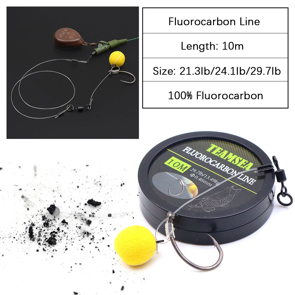 10m Fluorocarbon Coating Carp  - Fluorocarbon Line avaliação e preço