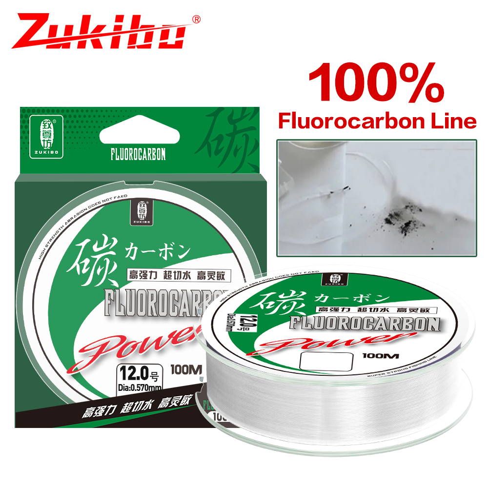 ZUKIBO 50m 100m 100% Fluorocar - Fluorocarbon Line avaliação e preço