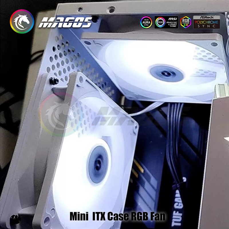 Mini ITX Case ARGB Fan 8cm 9cm - Fly Line avaliação e preço
