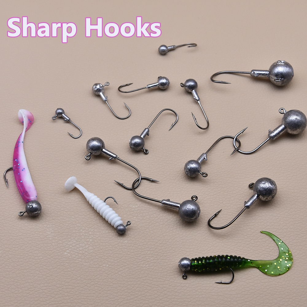 MrLurion 50pcs 1g-28g jig head - Fishing Hook Weedless บทวิจารณ์และราคา
