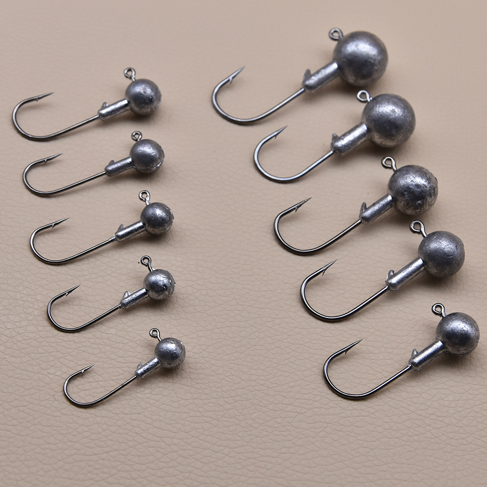 MrLurion 50pcs 1g-28g jig head - Fishing Hook Weedless บทวิจารณ์และราคา