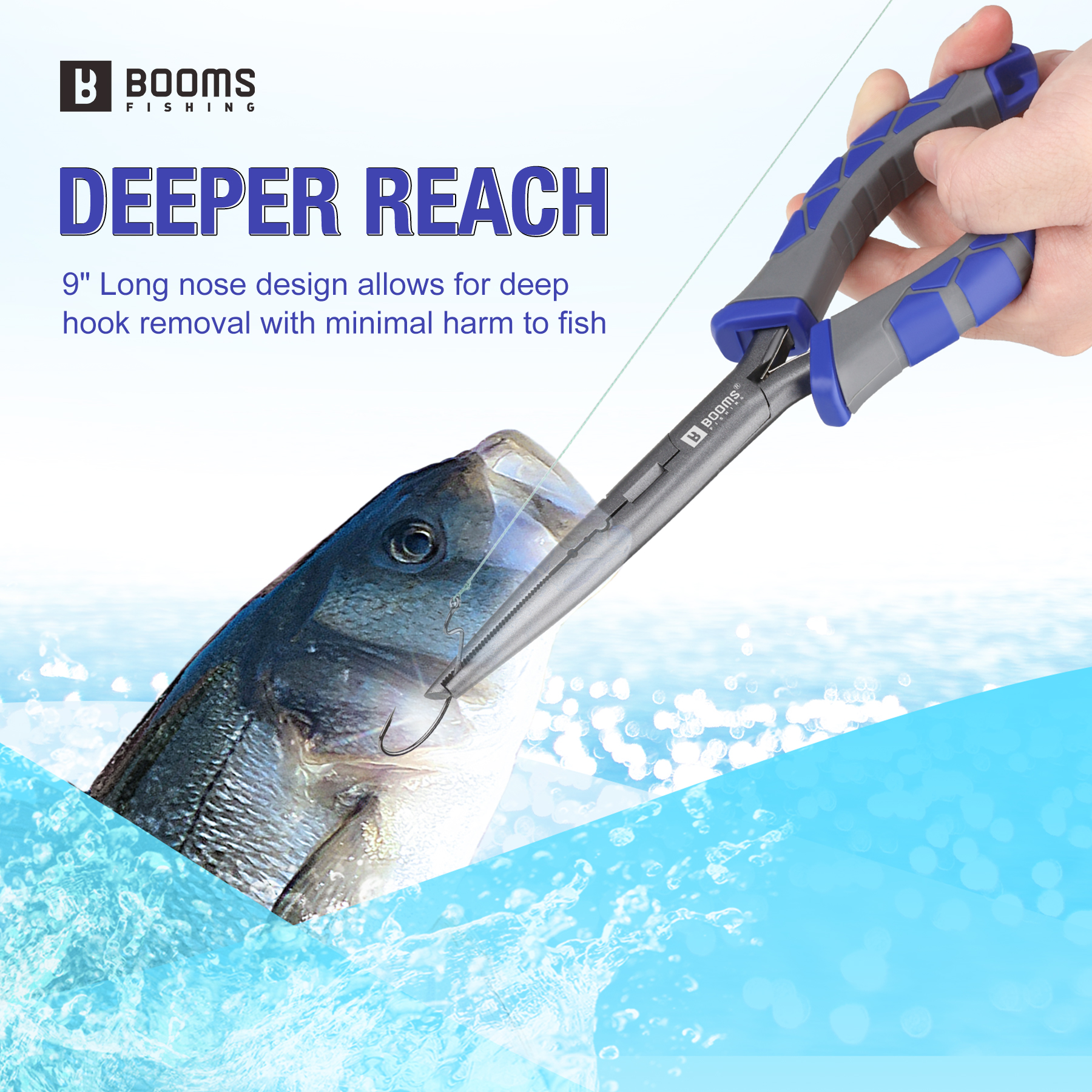 Booms Fishing XW10 23cm Long N - Fishing Hook Remover บทวิจารณ์และราคา