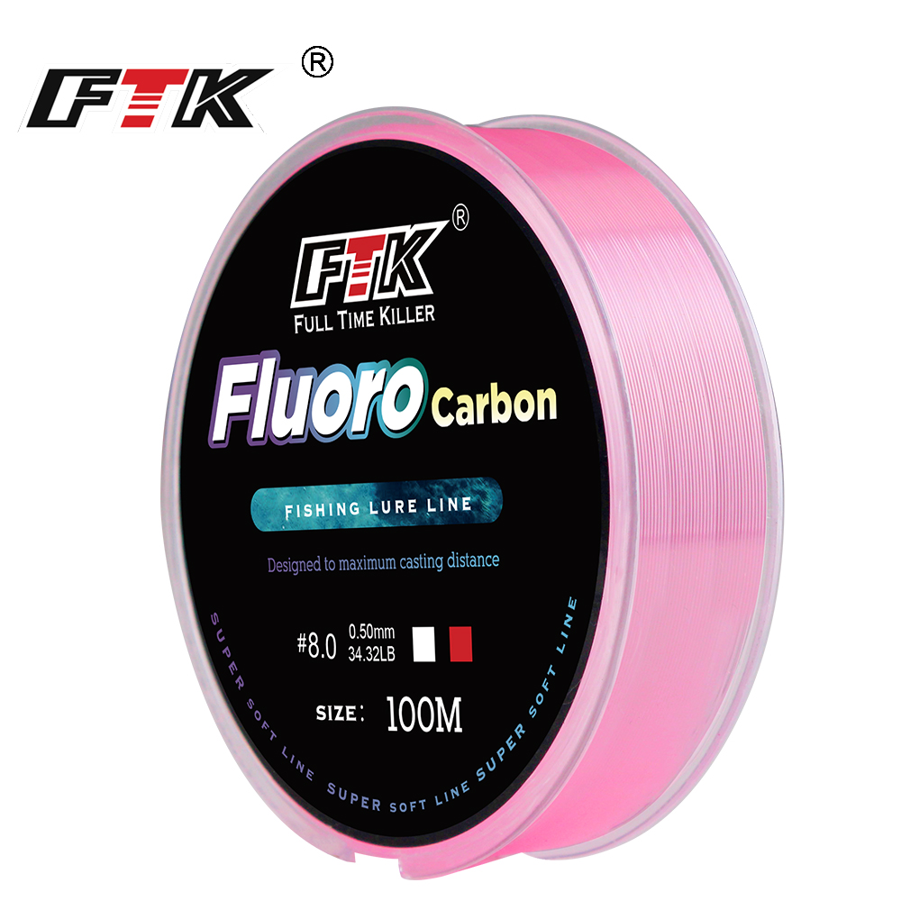 FTK 100m 4.13-34.32LB Fluoroca - Fluorocarbon Line avaliação e preço