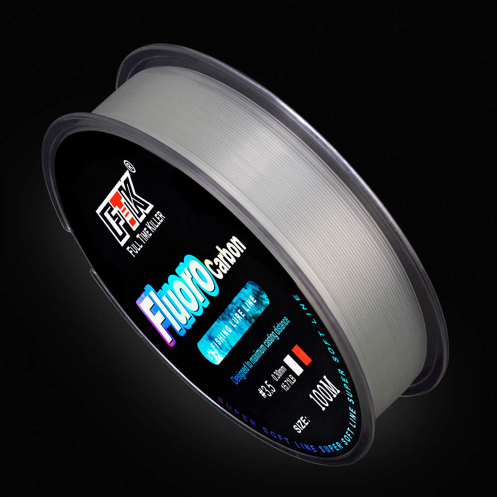 FTK 100m 4.13-34.32LB Fluoroca - Fluorocarbon Line avaliação e preço