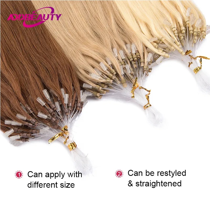Straight Human Hair Extensions - Monofilament Line avaliação e preço