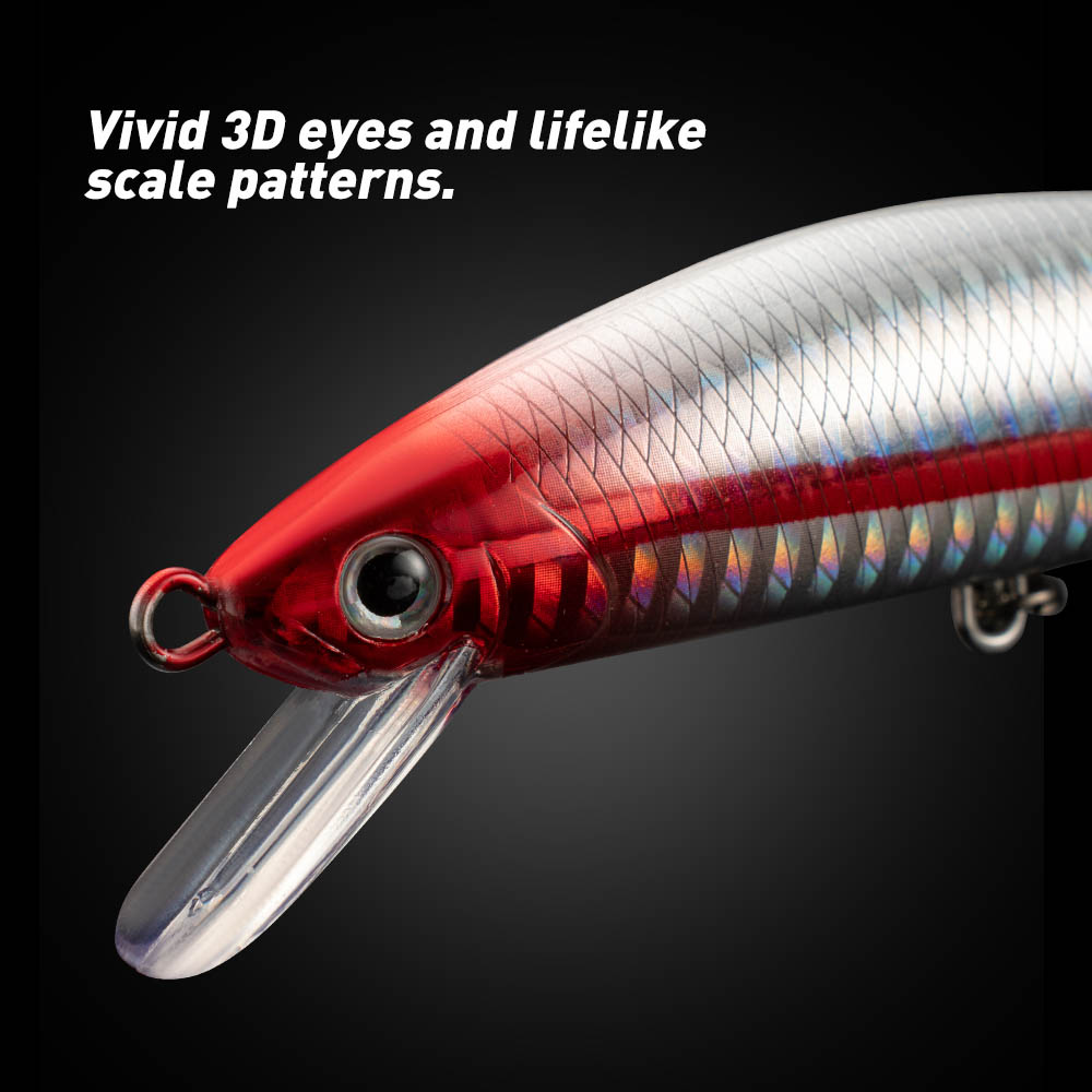 Fishing Lure Sinking Minnow 13 - Fishing Hook Treble บทวิจารณ์และราคา