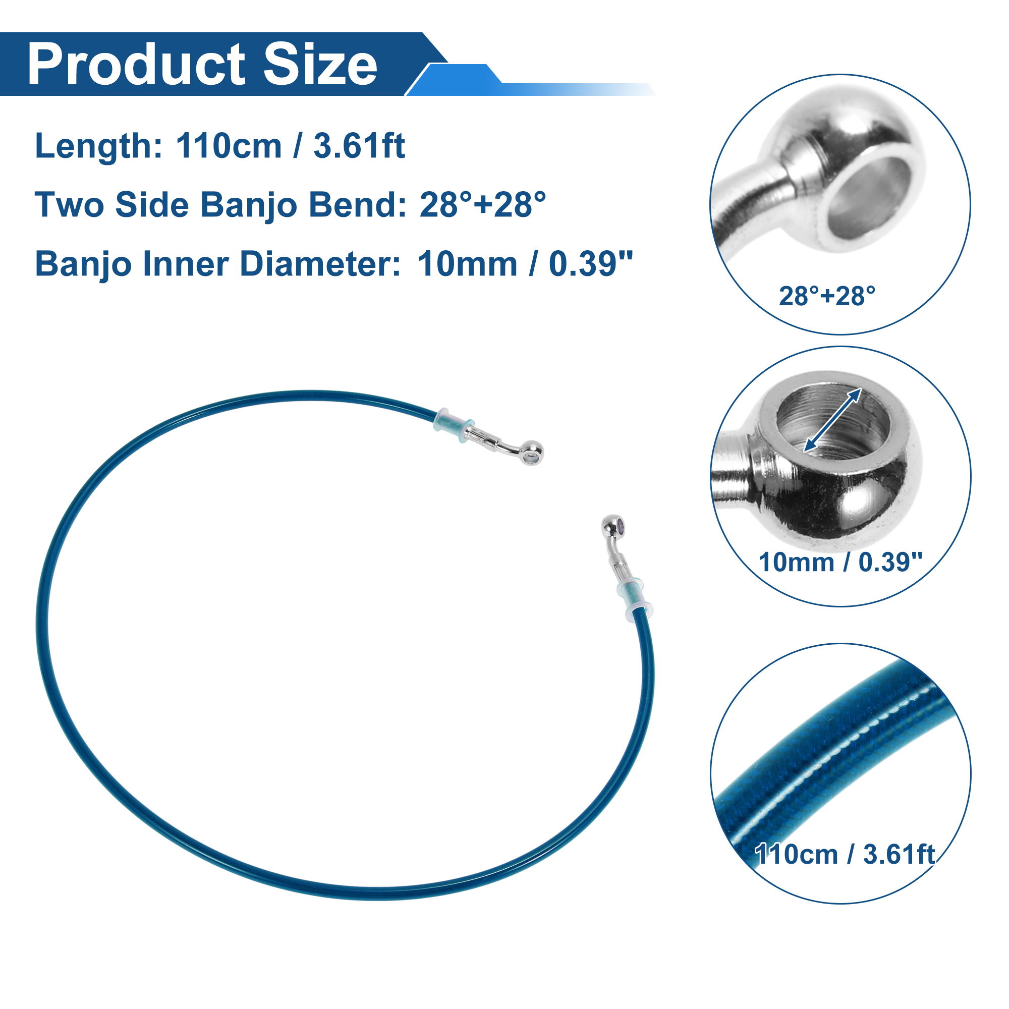 Motoforti 110cm Motorcycle Bra - Braided Line avaliação e preço