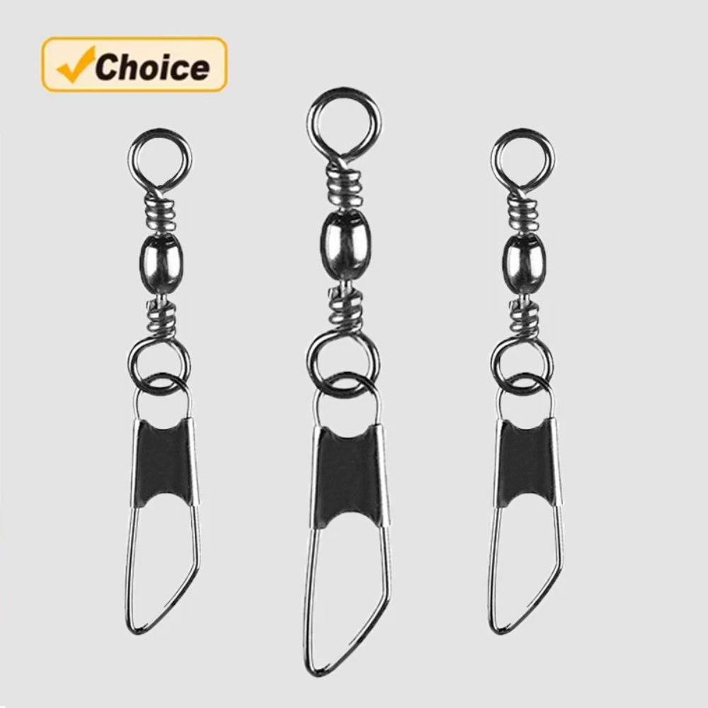 50Pcs Stainless Steel Snap Swi - Freshwater Line avaliação e preço