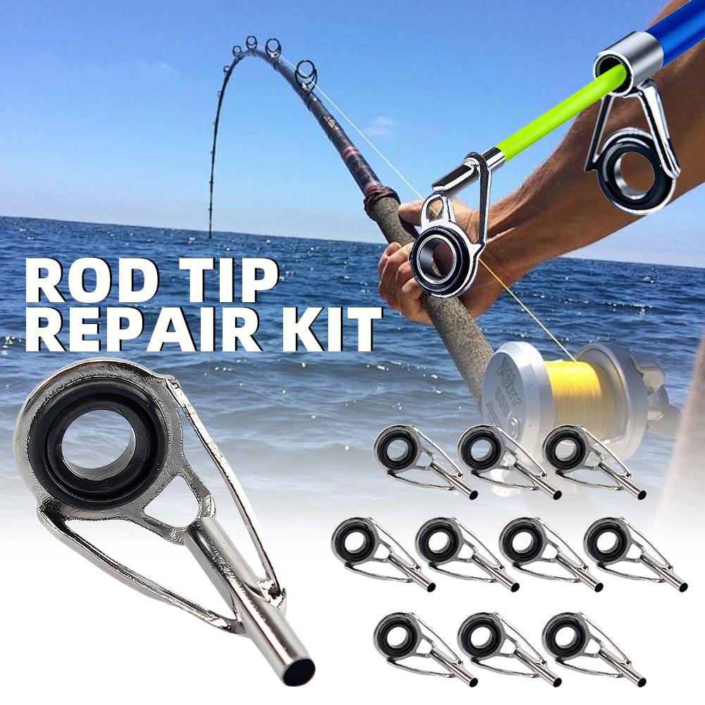 Rod Tip Repair Kit 10pcs Fishi - Fishing Line Winder avaliação e preço