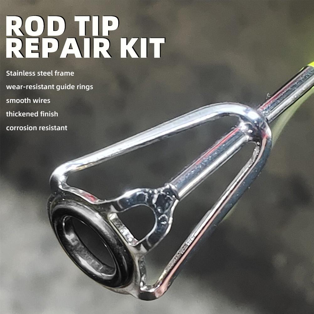 Rod Tip Repair Kit 10pcs Fishi - Fishing Line Winder avaliação e preço