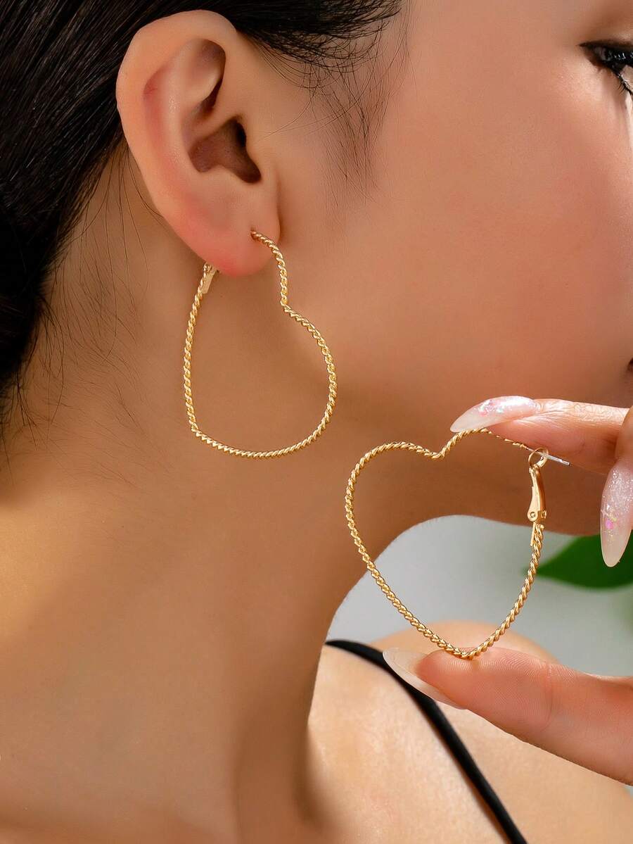 1 Pair Braided Line Heart Shap - Braided Line avaliação e preço