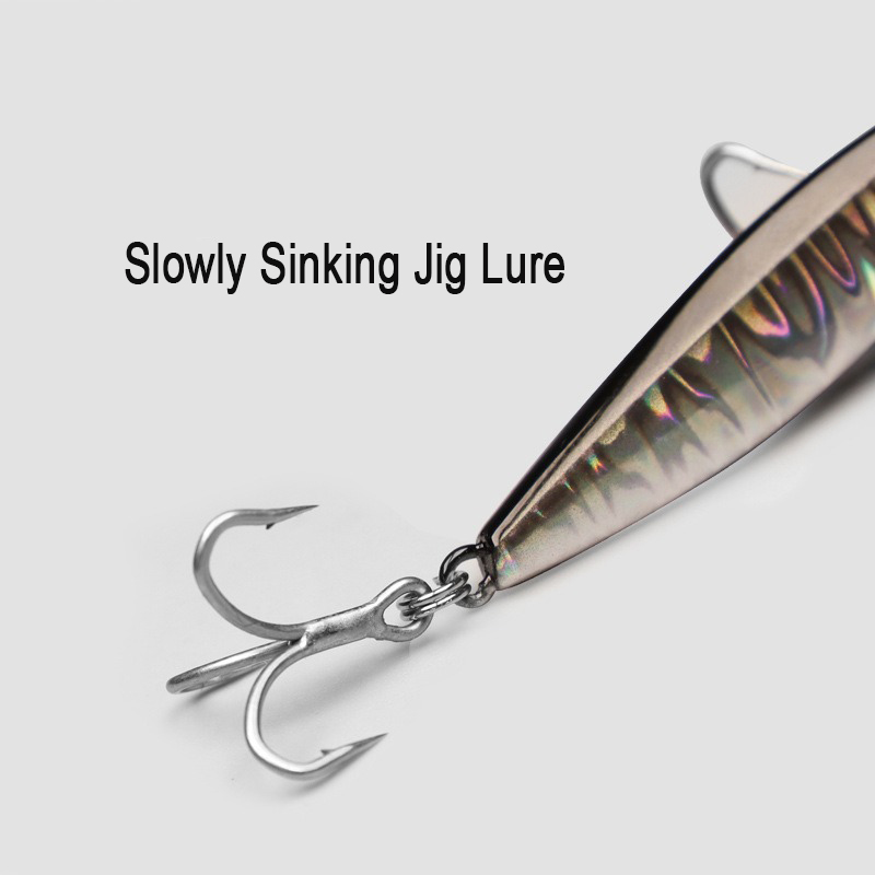 Jig Fishing Lures Metal Jiggin - Fishing Hook Treble บทวิจารณ์และราคา