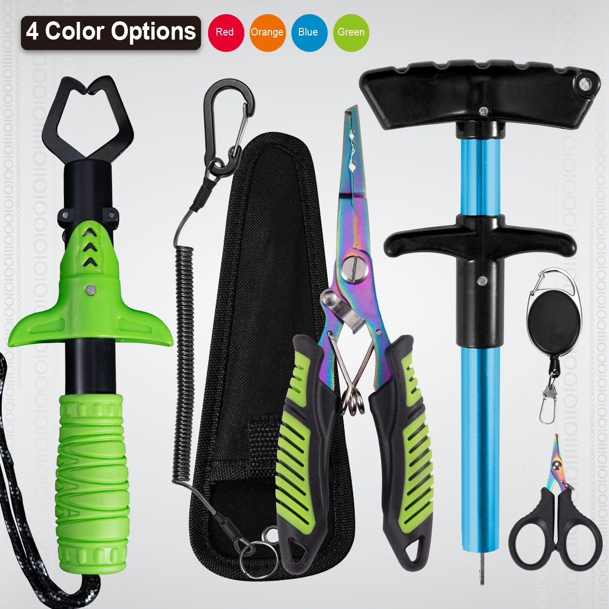 7-piece fishing tool set, prof - Saltwater Line avaliação e preço
