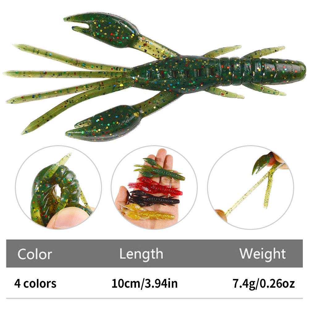 Floating Soft Worm Frog Lure H - Fishing Hook Weedless บทวิจารณ์และราคา