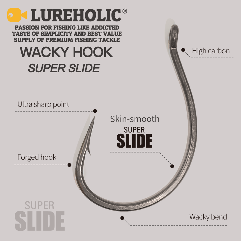 LUREHOLIC PTFE Super Slide Wac - Fishing Hook Barbless บทวิจารณ์และราคา
