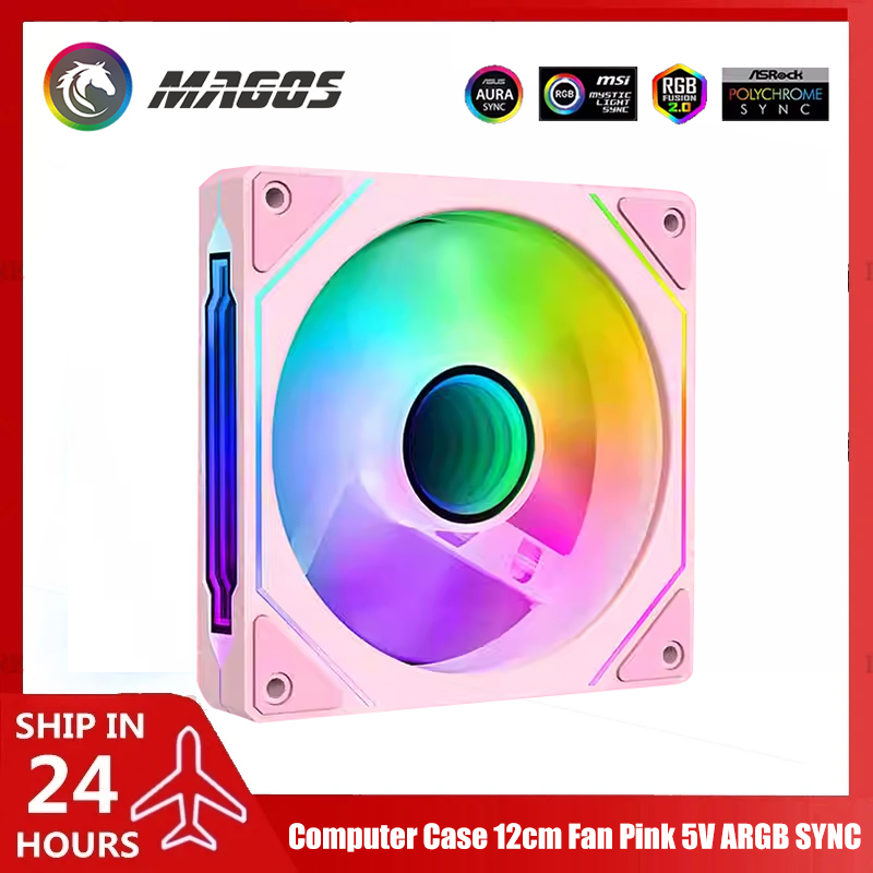 Computer Case Fan Pink 5V ARGB - Fly Line avaliação e preço