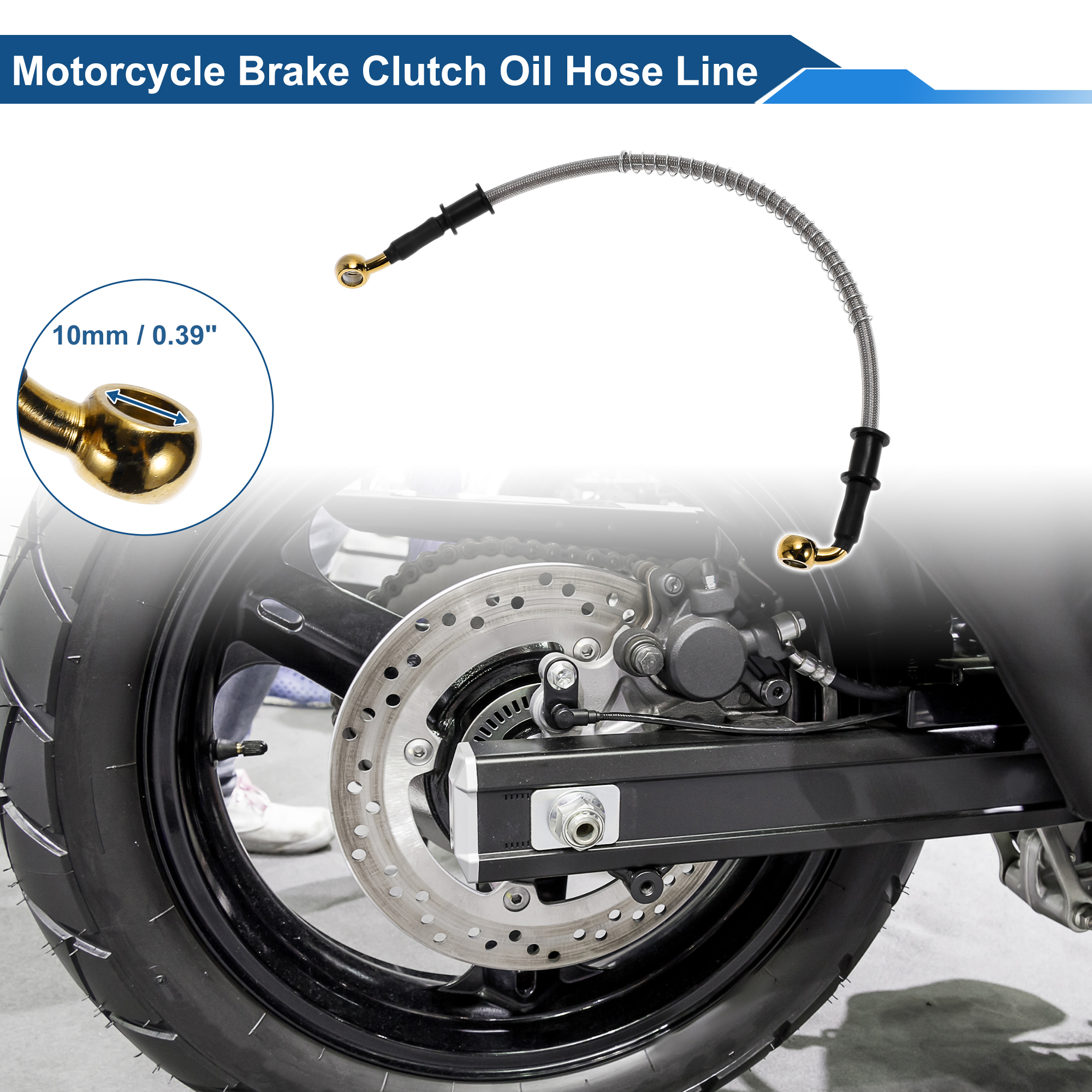 Motoforti 40cm Motorcycle Brak - Braided Line avaliação e preço