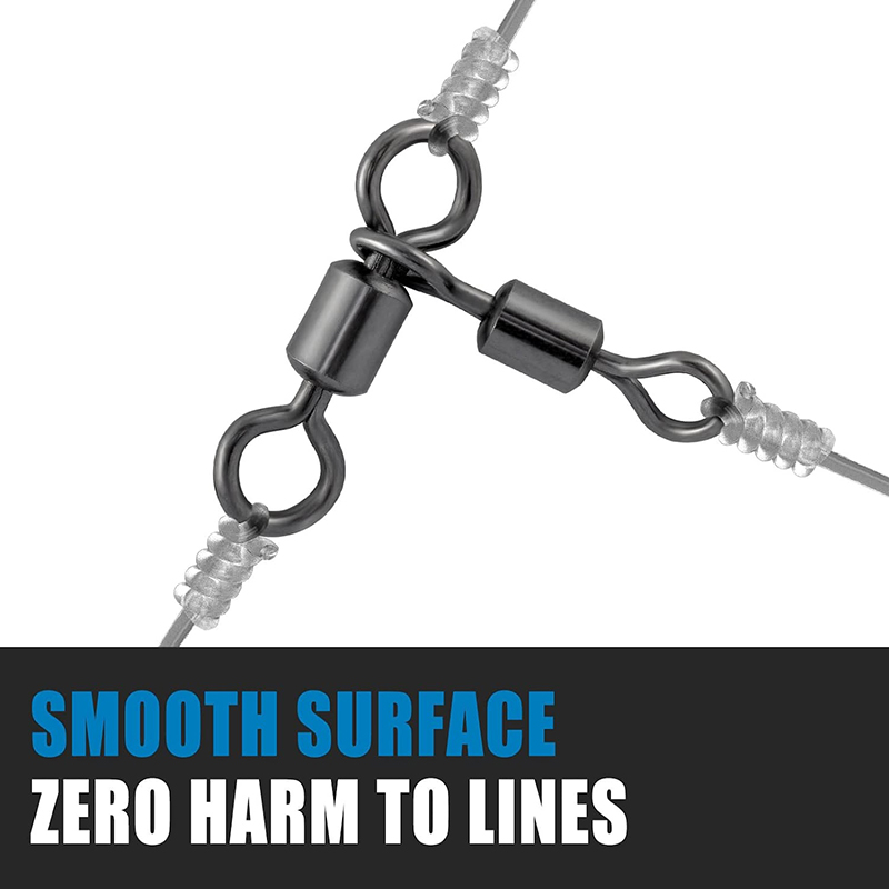 PRO BEROS 50Pcs 3 Way Swivels  - Fishing Hook Stainless Steel บทวิจารณ์และราคา