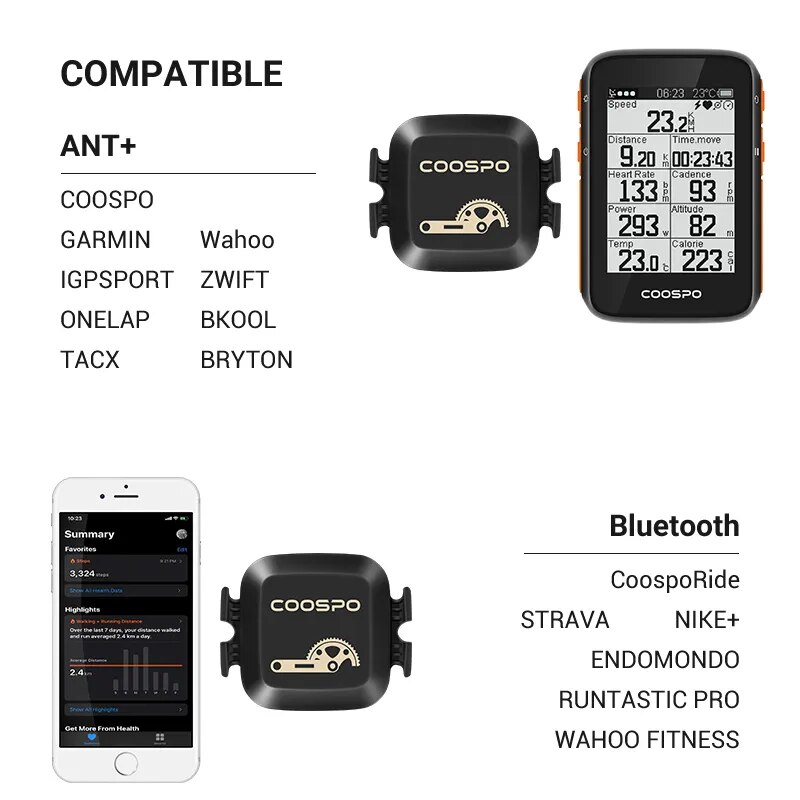 COOSPO BK467 Cadence and Speed - Ice Fishing Line avaliação e preço