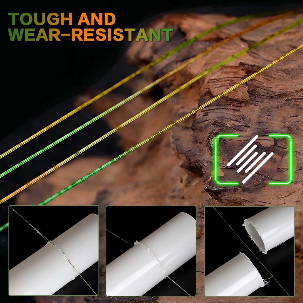 ZUKIBO 3D Speckle Line Yellow  - Fluorocarbon Line avaliação e preço