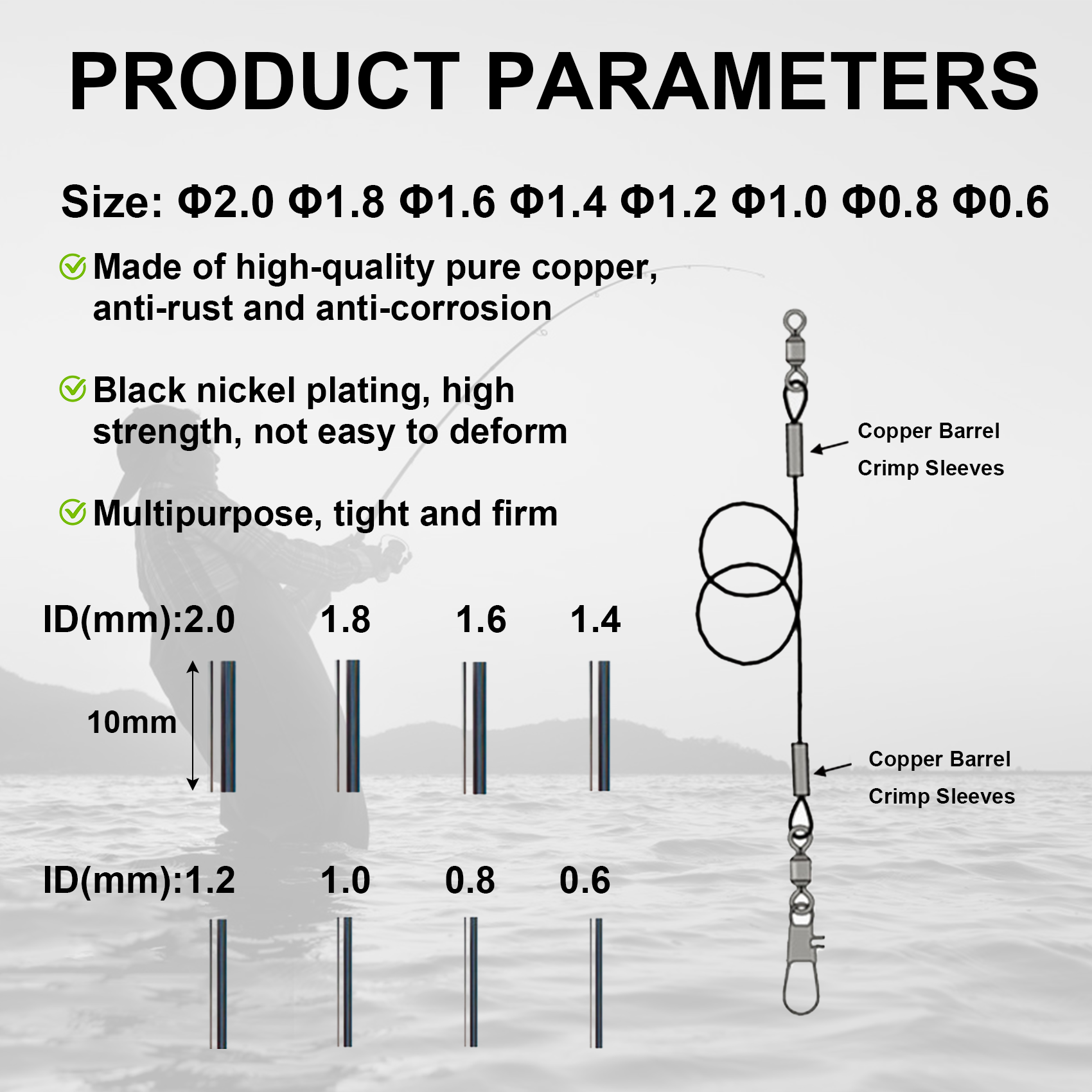 Aventik 100-240pcs Fishing Bar - Leader Line avaliação e preço