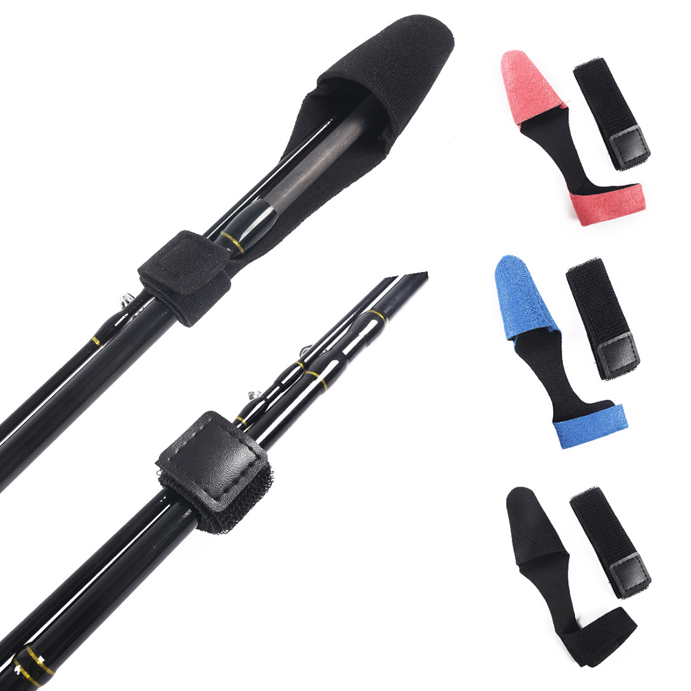 1-5PCS Fishing Rod Tie Tip Cov - Fishing Line Box avaliação e preço