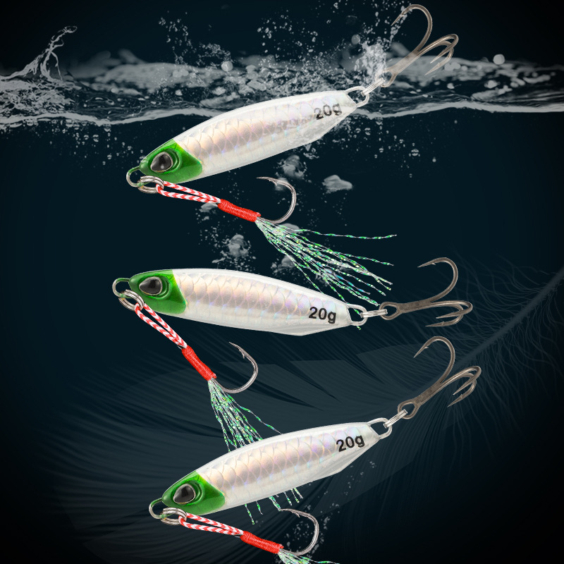 1pcs Metal Cast Jig hooks 20g/ - Fishing Hook Treble บทวิจารณ์และราคา