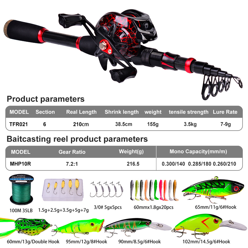 Carbon Fiber Long Casting Bait - Freshwater Line avaliação e preço