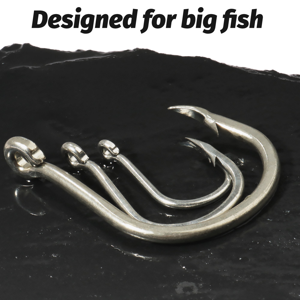 10PCS Big Fish Hook 1/0-7/0 Su - Fishing Hook Circle บทวิจารณ์และราคา