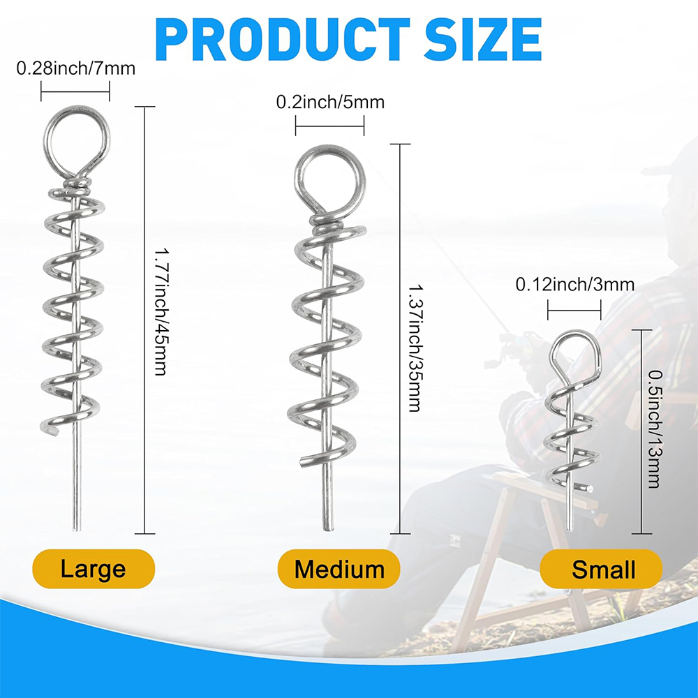 50Pcs Spring Twist Lock Fishin - Fishing Hook Stainless Steel บทวิจารณ์และราคา