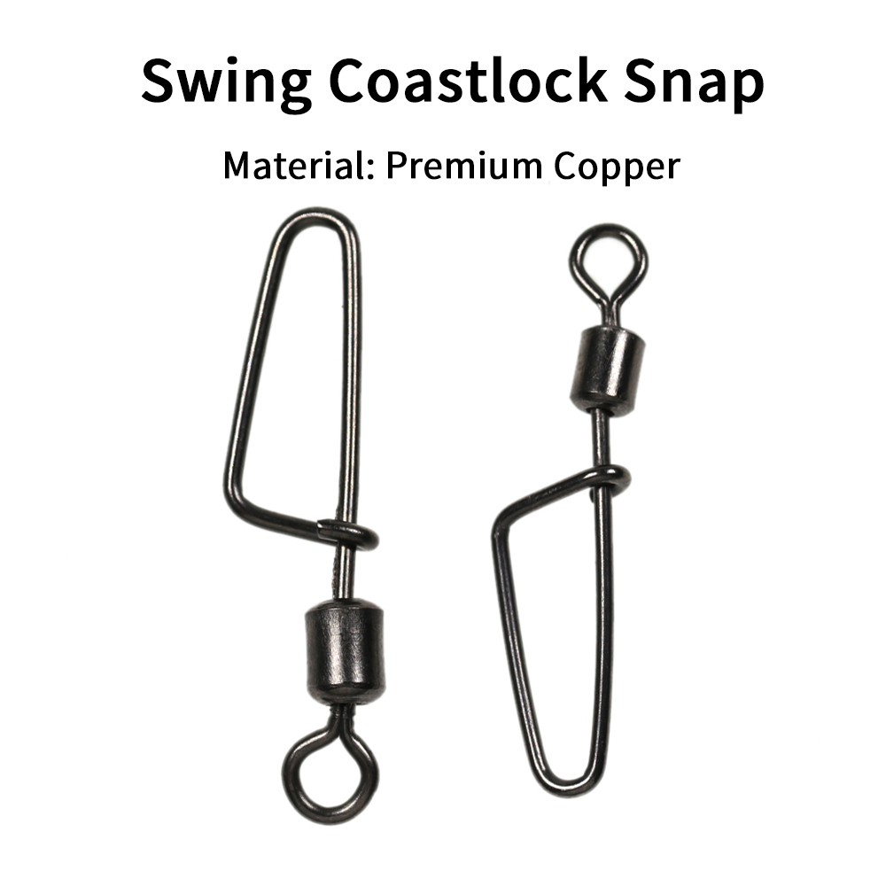 20PCS #12 -1/0 Rolling Swivel  - Fishing Hook Stainless Steel บทวิจารณ์และราคา