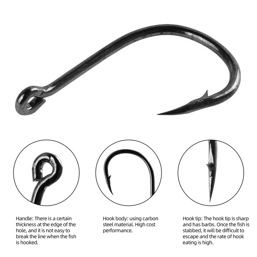 70Pcs/box Fishing Hooks Set Ki - Fishing Hook Circle บทวิจารณ์และราคา
