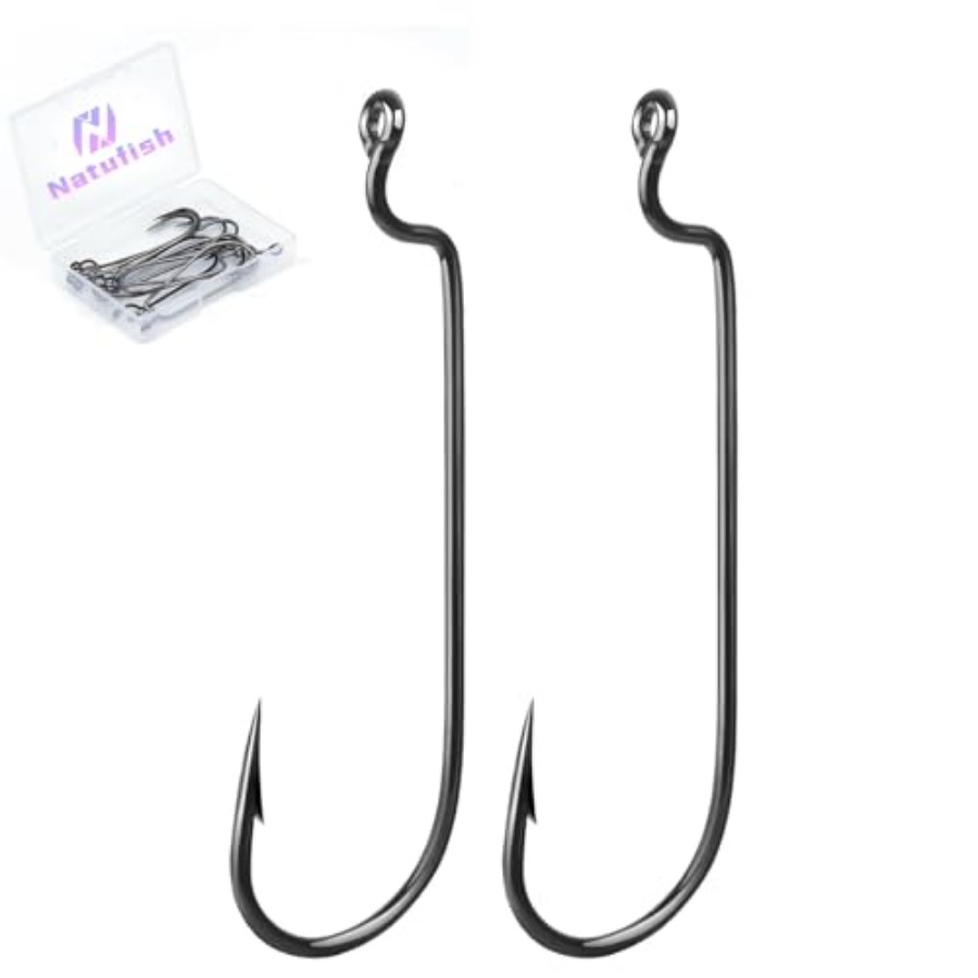 EWG Hooks for Bass Fishing, 50 - Fishing Hook Weedless บทวิจารณ์และราคา