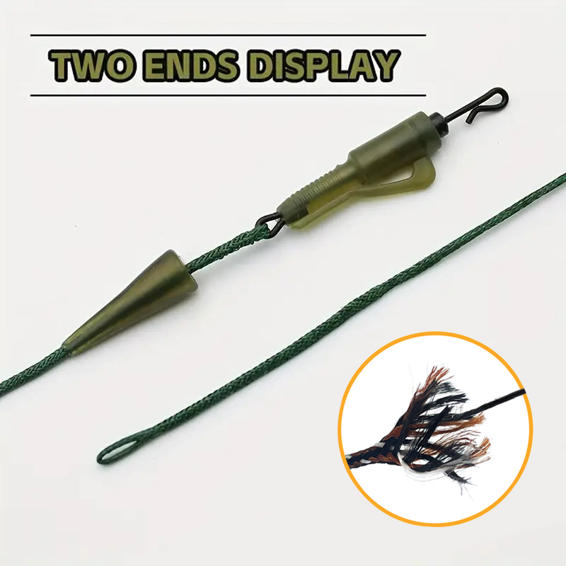 3/6pc CarpCarp Fishing Line Re - Leader Line avaliação e preço