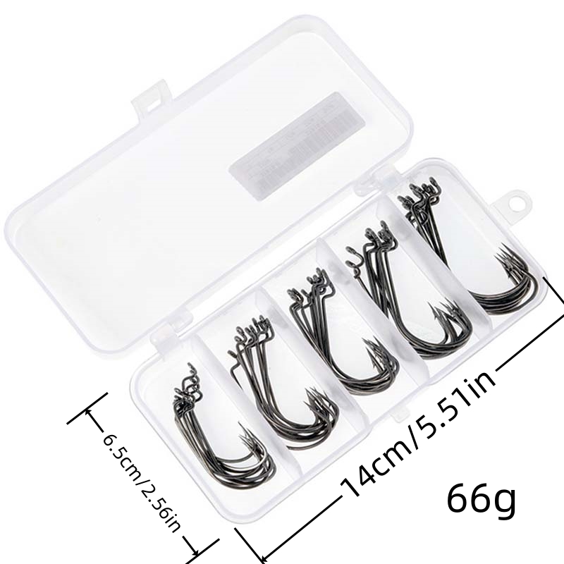50Pcs/Box High Carbon Steel Fi - Fishing Hook Stainless Steel บทวิจารณ์และราคา
