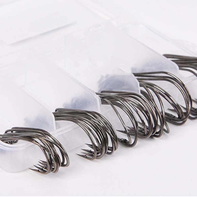 50Pcs/Box High Carbon Steel Fi - Fishing Hook Stainless Steel บทวิจารณ์และราคา