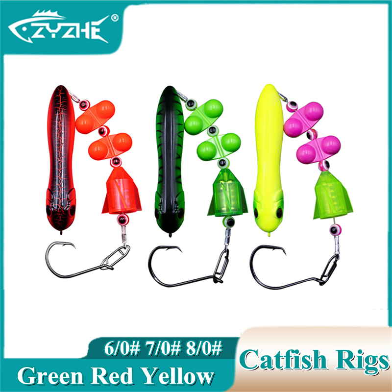 ZYZHE Catfish Rigs 1PC with 6/ - Fishing Hook Circle บทวิจารณ์และราคา