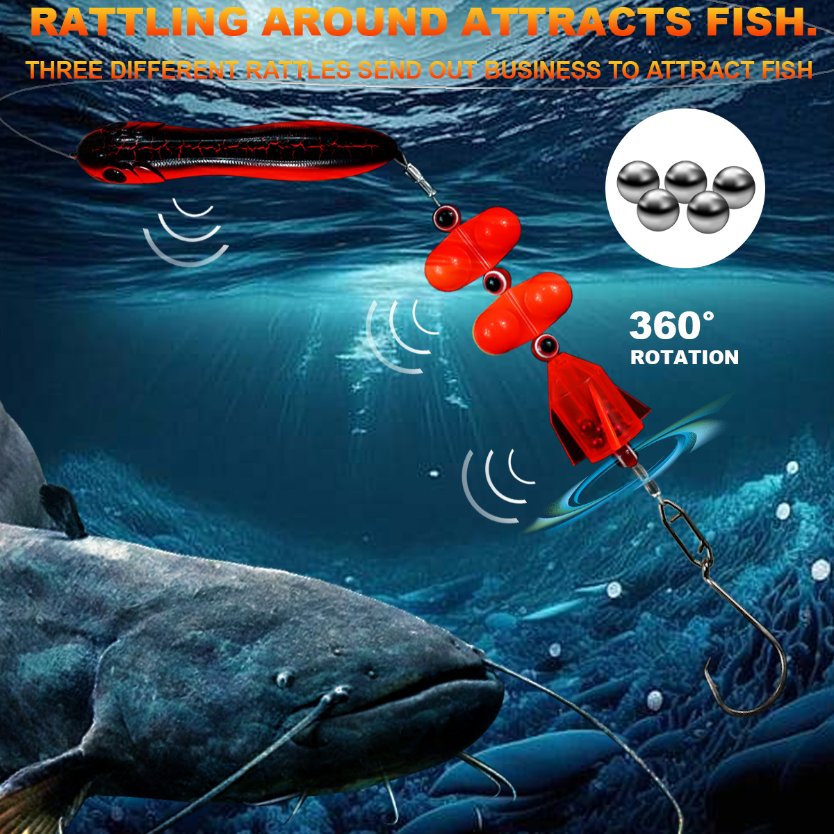 ZYZHE Catfish Rigs 1PC with 6/ - Fishing Hook Circle บทวิจารณ์และราคา