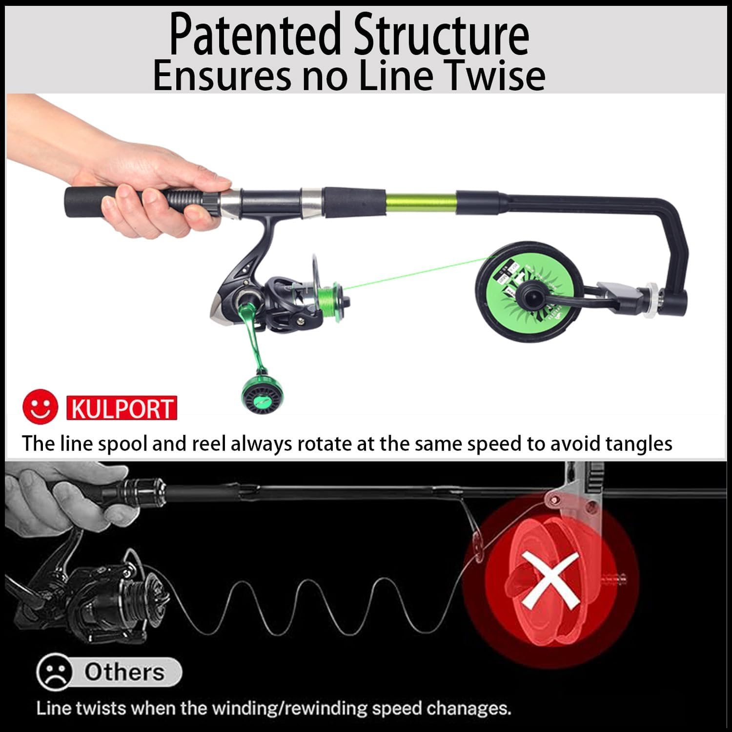 Fishing Line Spooler, Adjustab - Monofilament Line avaliação e preço