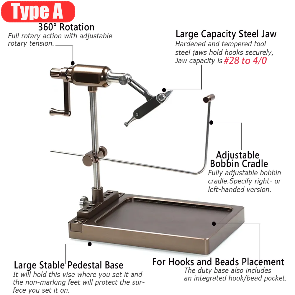 Wifreo 360° Rotation Fly Tying - Fishing Hook Jig บทวิจารณ์และราคา