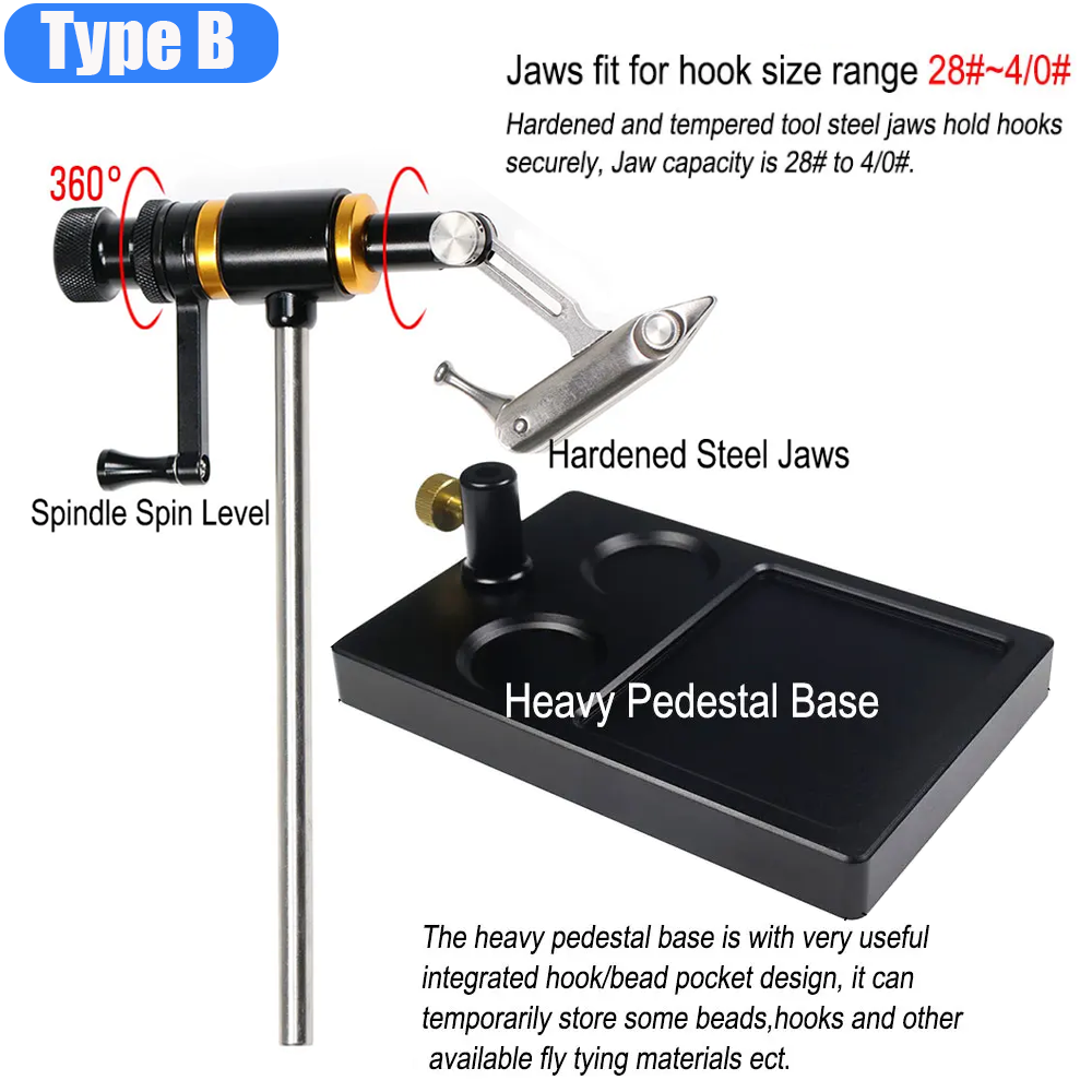 Wifreo 360° Rotation Fly Tying - Fishing Hook Jig บทวิจารณ์และราคา