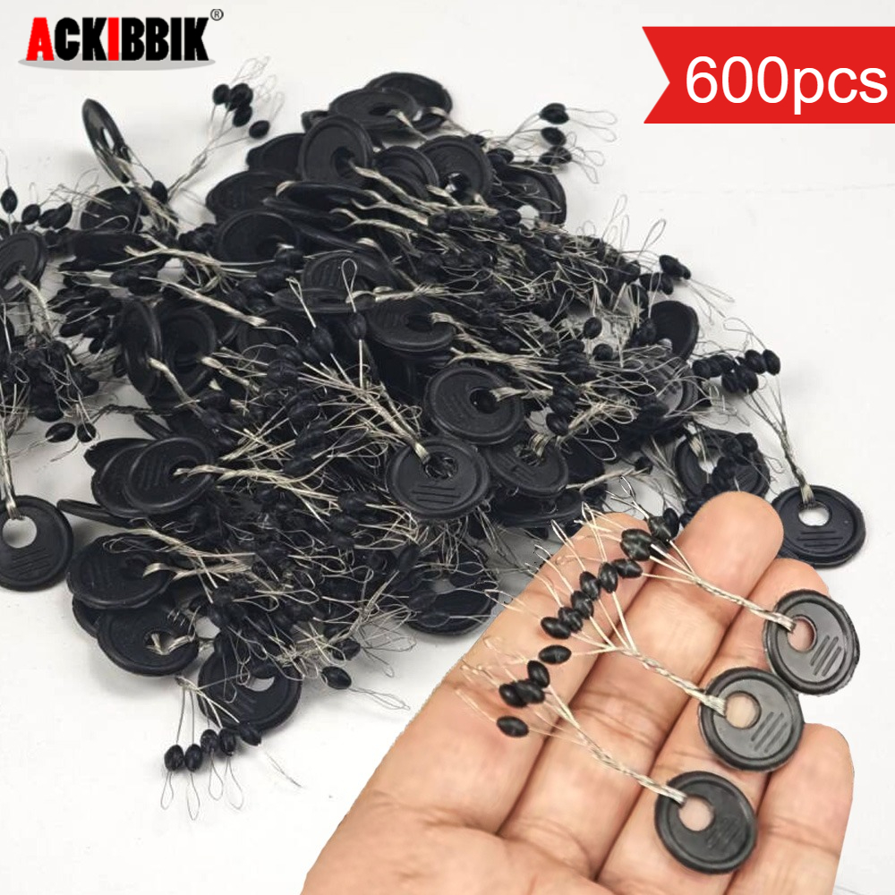 600pcs/set Bobber Stoppers S/M - Monofilament Line avaliação e preço