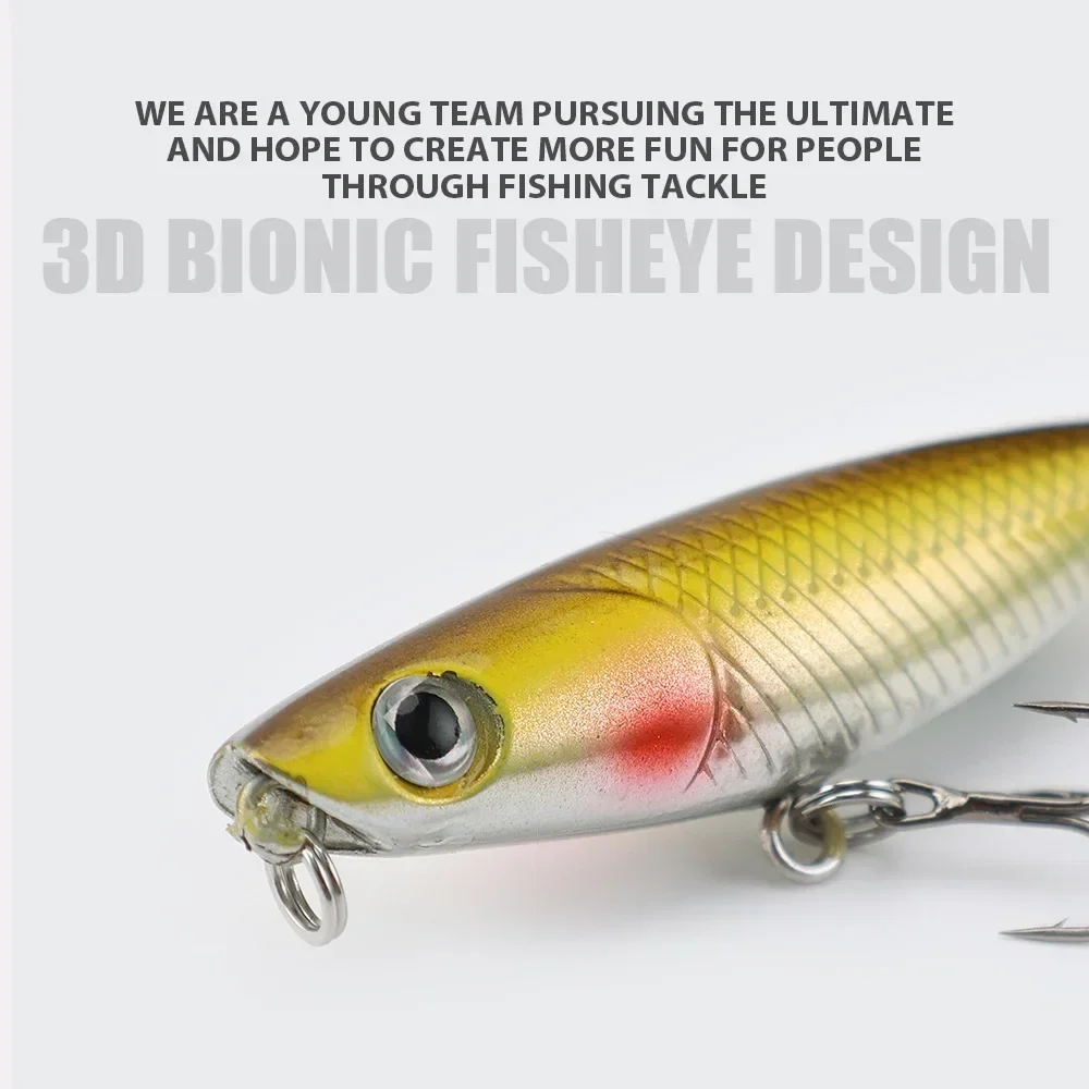 45mm 1.9g 1pcs Zigzag Dog Penc - Fishing Hook Treble บทวิจารณ์และราคา