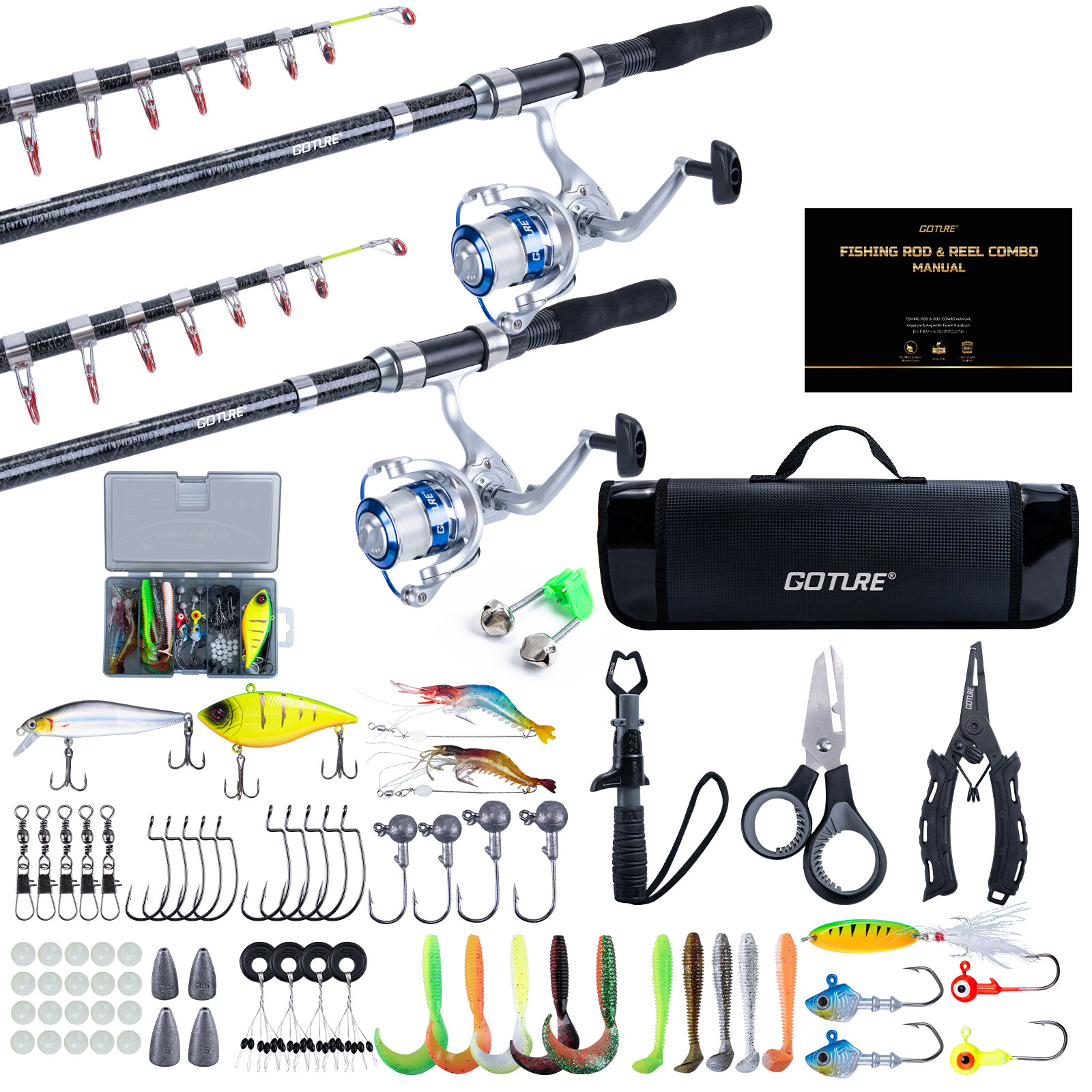 Goture Double Spinning Fishing - Fishing Line Spooler avaliação e preço